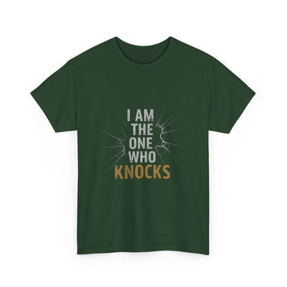 I Am The One Who Knocks Unisex Heavy Cotton Tee