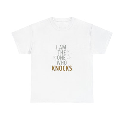 I Am The One Who Knocks Unisex Heavy Cotton Tee