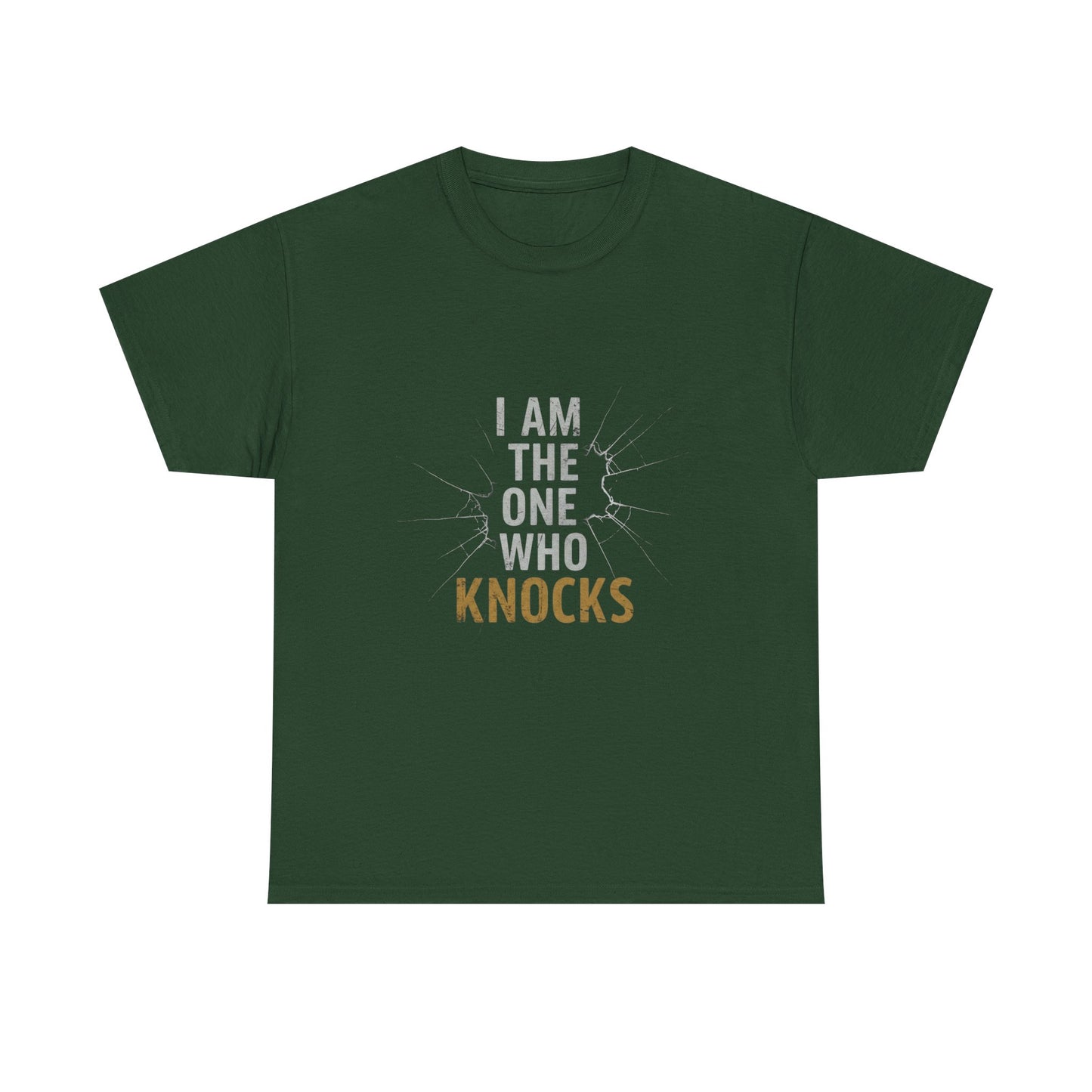 I Am The One Who Knocks Unisex Heavy Cotton Tee